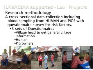 ILRI and ACIAR One Health related research activities in Lao PDR