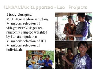 ILRI and ACIAR One Health related research activities in Lao PDR