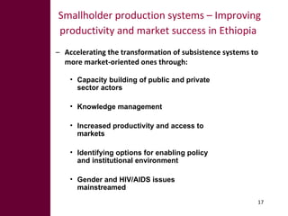 Pathways for sustainable development of mixed crop-livestock systems in developing countries