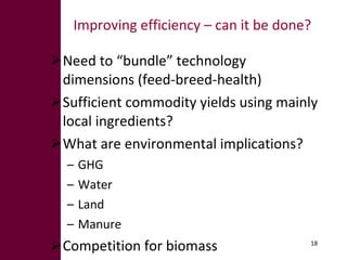 Pathways for sustainable development of mixed crop-livestock systems in developing countries