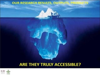 Open access repository at ILRI