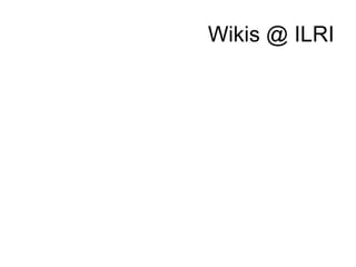  Sharing knowledge and using social media at ILRI