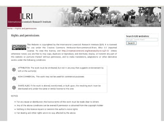  Sharing knowledge and using social media at ILRI