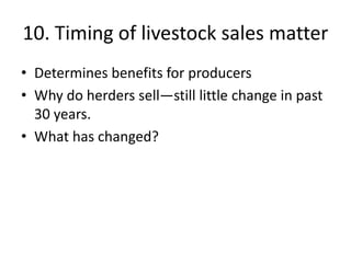 The “Elephant in the Room”: Issues in pastoralism research - an informal conversation 
