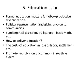 The “Elephant in the Room”: Issues in pastoralism research - an informal conversation 