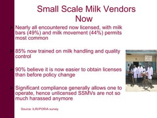 Integrating informal actors into the formal dairy industry in Kenya through training and certification