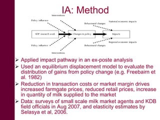 Integrating informal actors into the formal dairy industry in Kenya through training and certification