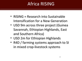 ILRI activities in Ethiopia