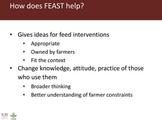 The Feed Assessment Tool - (FEAST)