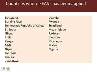 The Feed Assessment Tool - (FEAST)