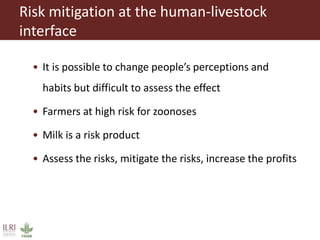 ILRI Food Safety and Zoonoses: India and Bihar