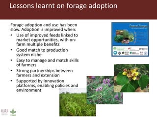 Opportunities for forage improvement through the ILRI Genebank