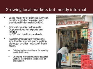 The African livestock sector: A research view of priorities and strategies