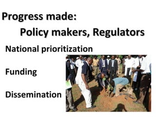 The Napier Grass Diseases Project: Outcomes mapped