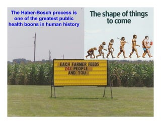 Manure happens: Altering the global nitrogen cycle by feeding about seven billion carnivorous humans