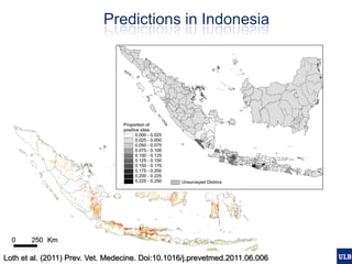 Spatial epidemiology of avian influenza in Asia and intensifying poultry production systems
