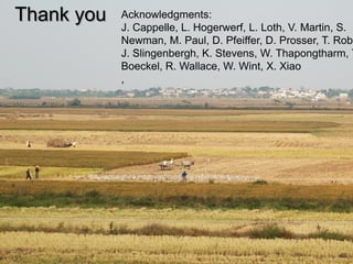 Spatial epidemiology of avian influenza in Asia and intensifying poultry production systems