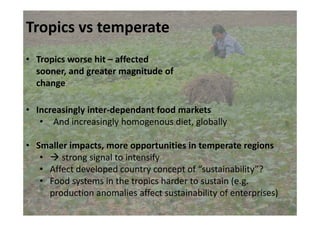Is the IPCC’s Fifth Assessment Report telling us anything new about climate change and food security?