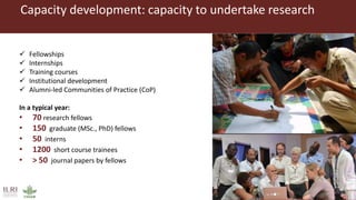 Better lives through livestock: ILRI overview