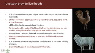 Better lives through livestock: ILRI overview