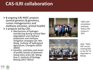 Better lives through livestock: ILRI overview