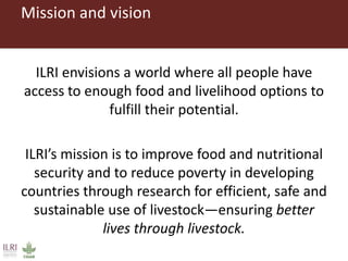 ILRI overview 