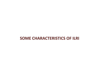 ILRI overview 