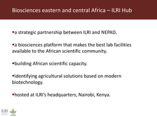 ILRI overview 