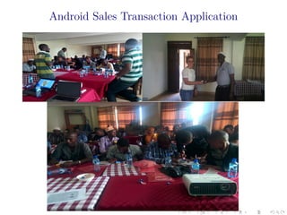 Android Sales Transaction Application
 