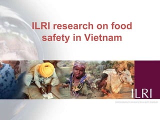 Linking research and management of food safety within One health/ecohealth context in Vietnam: Concepts and applications