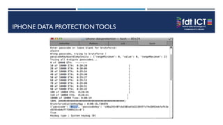 IPHONE DATA PROTECTIONTOOLS
 