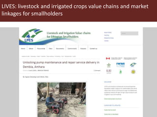 Introducing some ILRI and CGIAR activities in Ethiopia