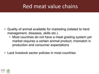 The livestock landscape and ILRI in Southern Africa