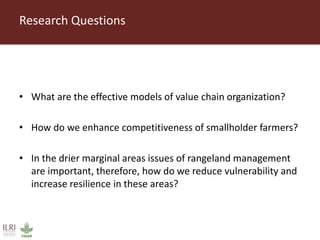 The livestock landscape and ILRI in Southern Africa