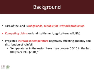 The livestock landscape and ILRI in Southern Africa