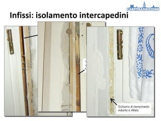 Infissi: isolamento intercapedini

 