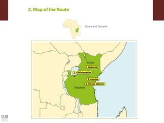 Overview on ILRI’s technical support to partners implementing Sustainable Rangeland Management Project (SRMP)