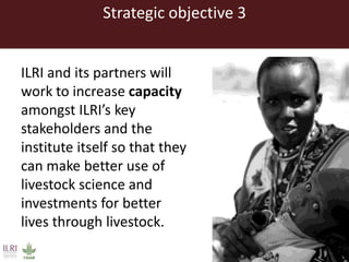 Livestock research for food security and poverty reduction: ILRI strategy 2013–2022