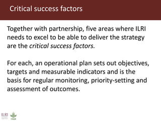 Livestock research for food security and poverty reduction: ILRI strategy 2013–2022