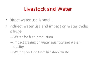 People, the planet and sustainable livestock