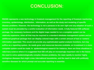 Applications of remote sensing and geographic information systems technologies in livestock management