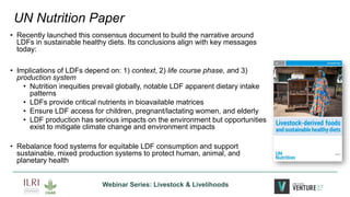 Leveraging Livestock to Combat Malnutrition: Perspectives from East Africa