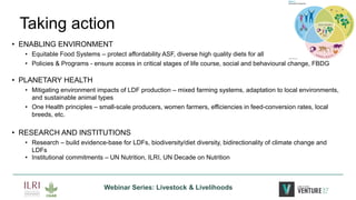 Leveraging Livestock to Combat Malnutrition: Perspectives from East Africa