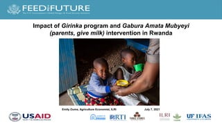 Leveraging Livestock to Combat Malnutrition: Perspectives from East Africa