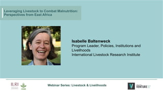 Leveraging Livestock to Combat Malnutrition: Perspectives from East Africa