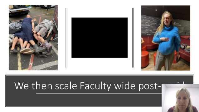 We then scale Faculty wide post-covid
 