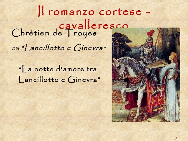Il Romanzo Cortese Cavalleresco Riassunto