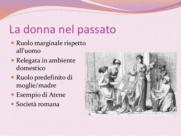 Il ruolo della donna nella cultura e nella società