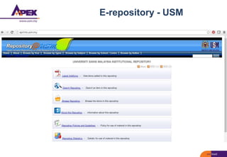 E-repository - USM
 