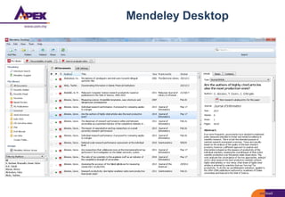 Mendeley Desktop
 